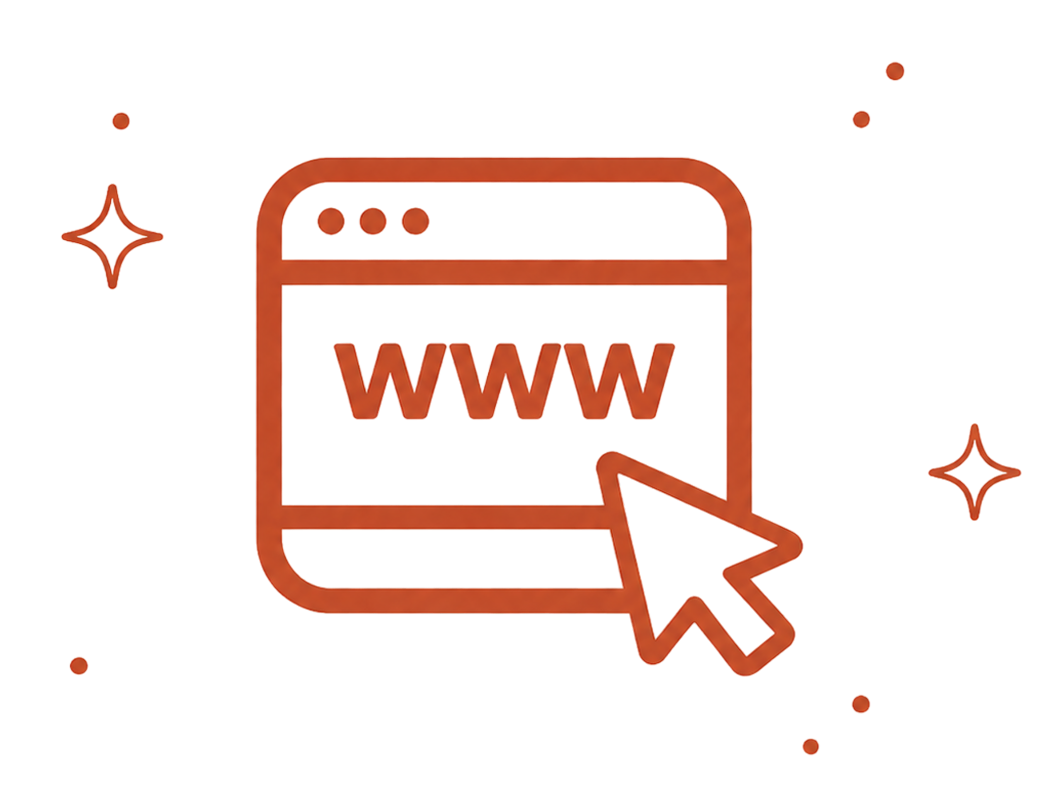 Website creation illustration